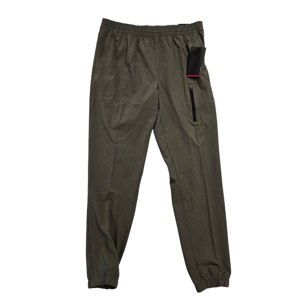 Layer 8‎ Mens Qwick-Dry Athletic Jogger Pants Kambaba Green  Size M NWT